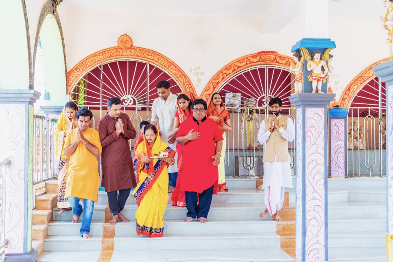 Family Pilgrimage in India
