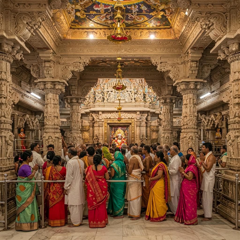 Prepare for Temple Darshan